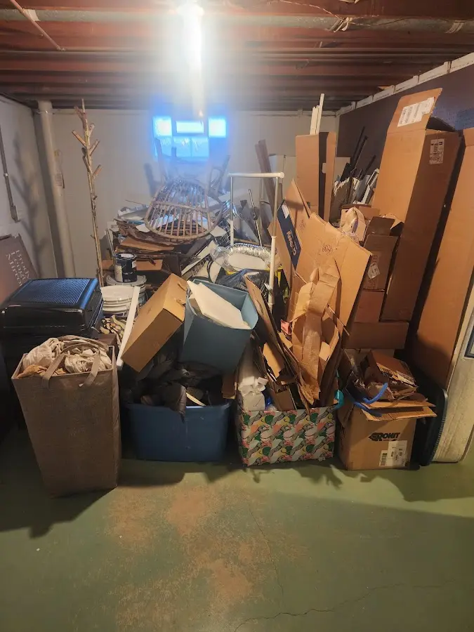 Roll-off dumpster container at job site for Construction Dumpster Rental in White Rock